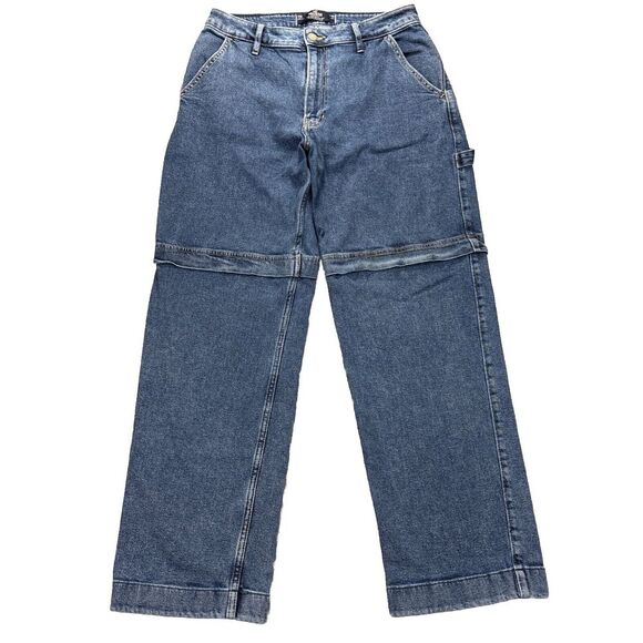 Hollister Carpenter Jeans Womens 11R 30x30 Ultra High Rise Dad‎  Vintage Stretch - Picture 1 of 15